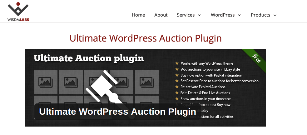 Ultimate Auction plugin