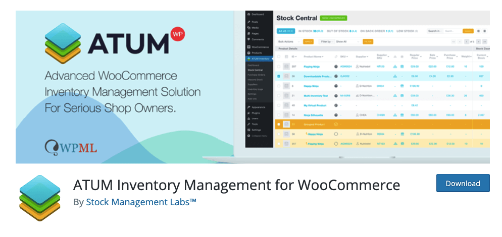 Atum inventory management