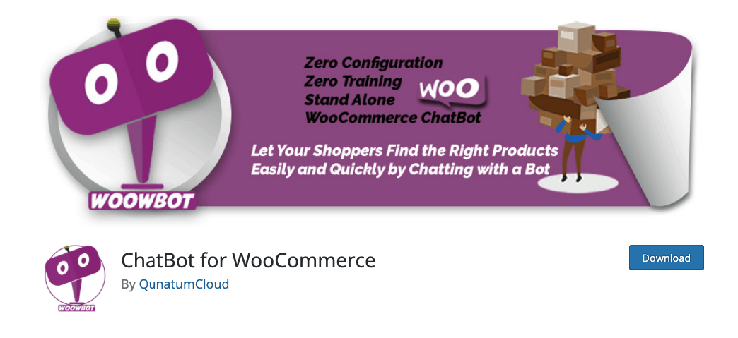 Chatbot for Woocommerce