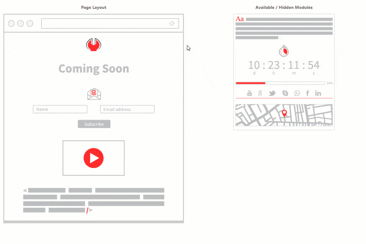 Coming Soon & Maintenance Mode builder