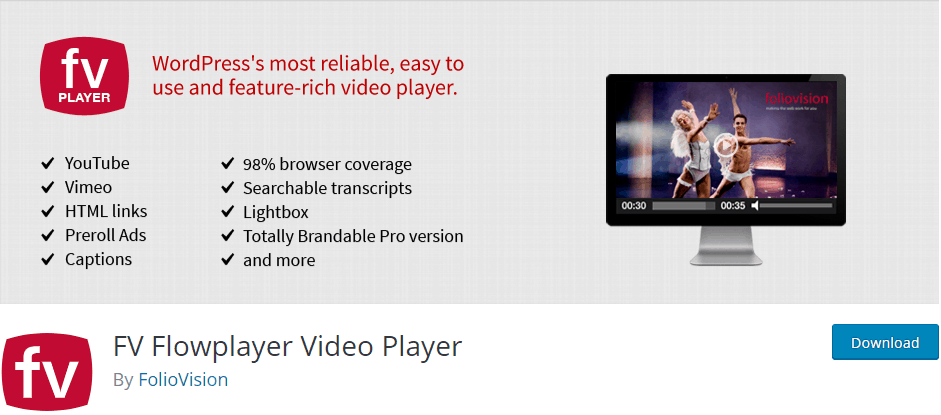 FV Flowplayer Video Player