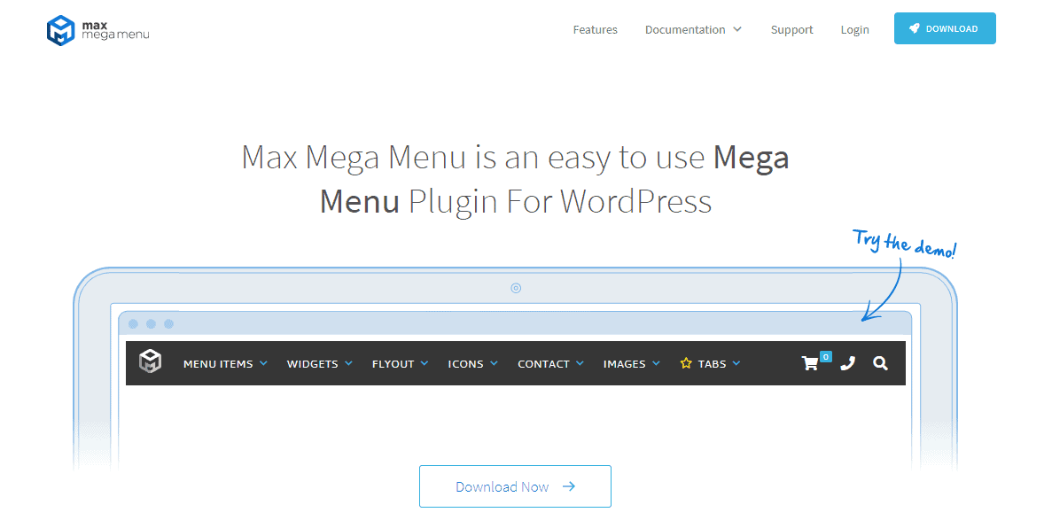 Max Mega Menu