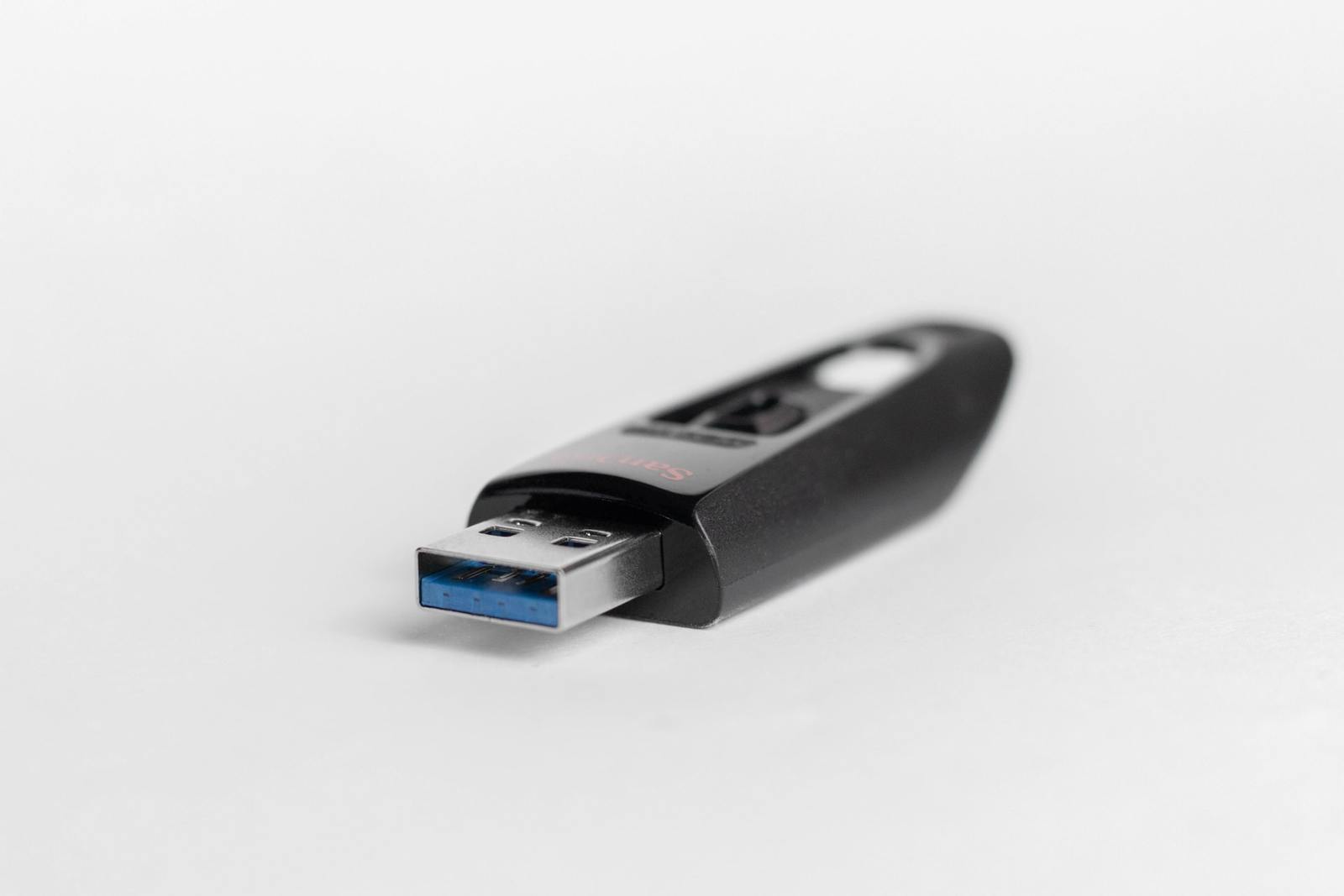 Black USB stick