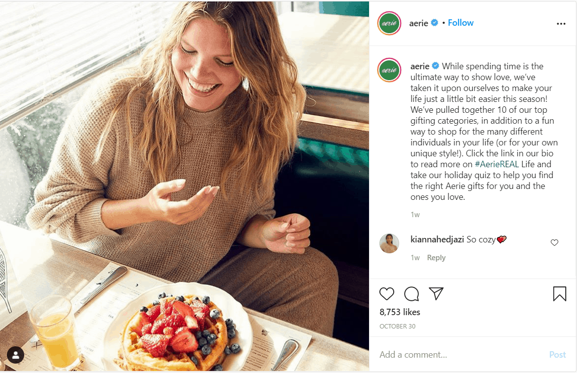 Aerie Instagram