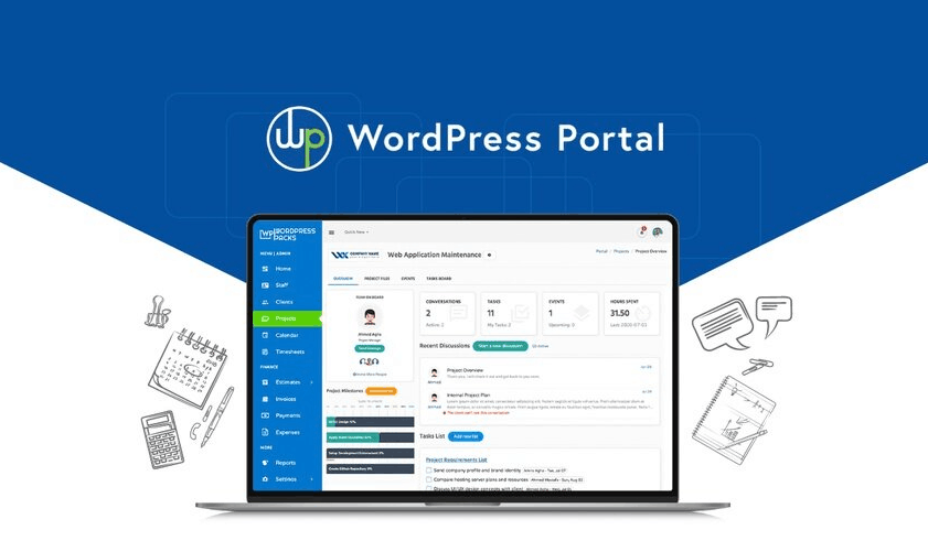 how to create an employee portal on wordpress