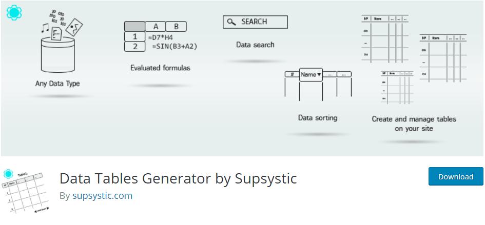 html creator using data from a table