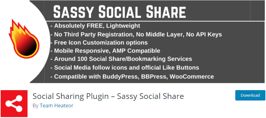 Sassy Social Share