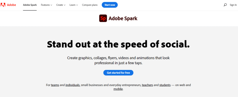 Adobe Spark