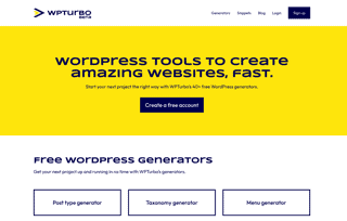 wpturbo wordpress tool