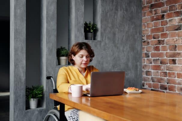 Person in wheelchair