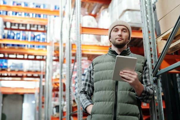 Man working in the warehouse