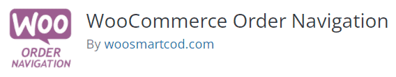 WooCommerce Order Navigation