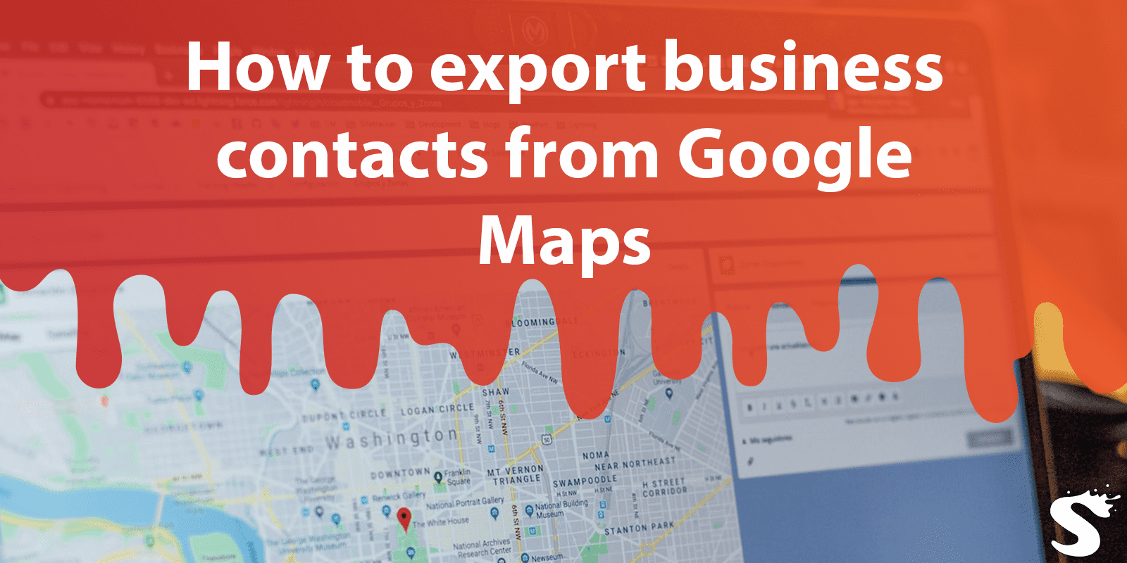 How to export business contacts from Google Maps