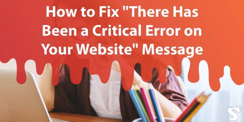there has been a critical error on your website