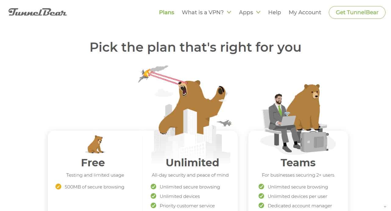 Tunnelbear VPN