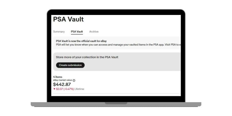 How to Ship Items from PSA Vault Back to You