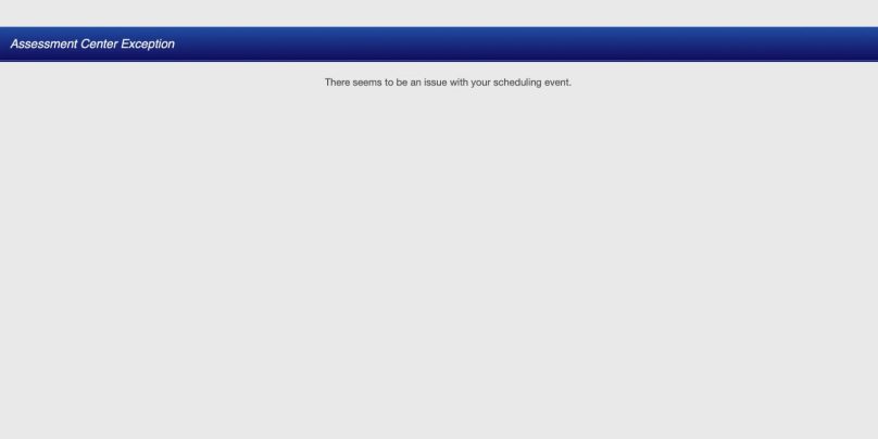 WGU Assessment Center Not Working